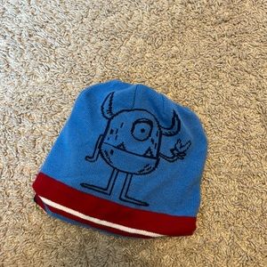 Lands End reversible knit cap for girls or boys.